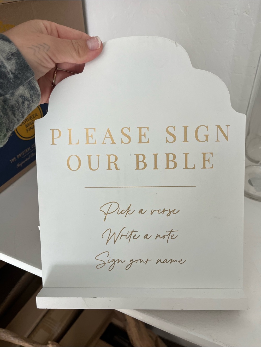 Bible Guestbook Sign
